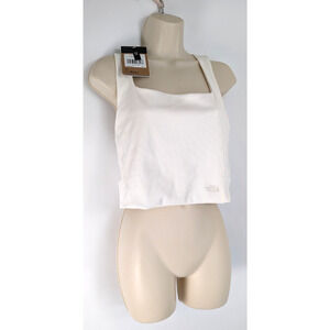 The North Face Women’s AT EA Knit Tank Cropped Gardenia White Heather Size XXL